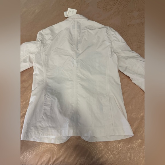 Brunello Cucinelli Mens White Nylon Jacket Sz 50/L - Picture 10 of 13